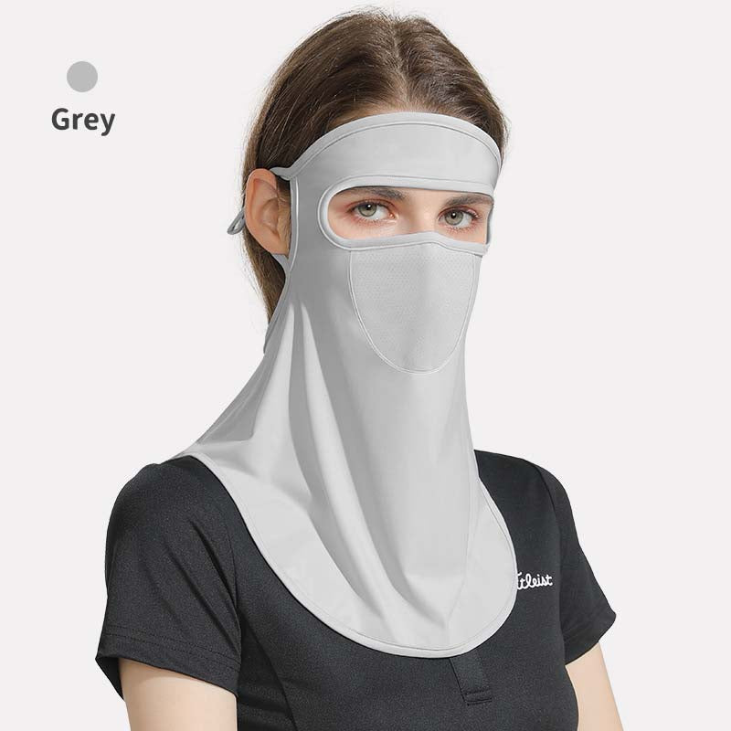 UPF 50+ Unisex Breathable Cooling Face Cover Sun UV Protection Earloop