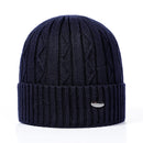 Men's Warm Wool HatS Knit Cuffed Beanie
