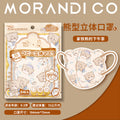 Morandi Co Three-Dimensional Masks Dustproof and Mischievous 20piece