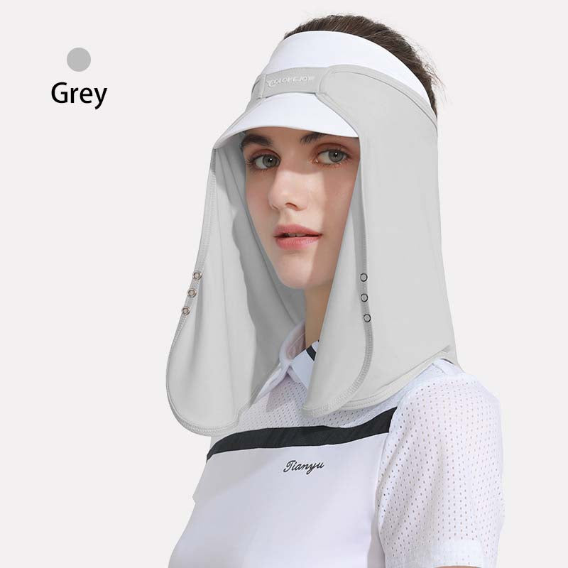 Sunscreen Sun Hat Curtain Outdoor Sports Sunshade Quick-drying Breathable Neck Guard Cap Curtain