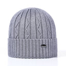 Men's Warm Wool HatS Knit Cuffed Beanie