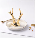 Ceramic Antler Jewelry Tray Creative Home Furnishings