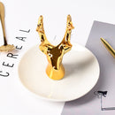 Ceramic Antler Jewelry Tray Creative Home Furnishings