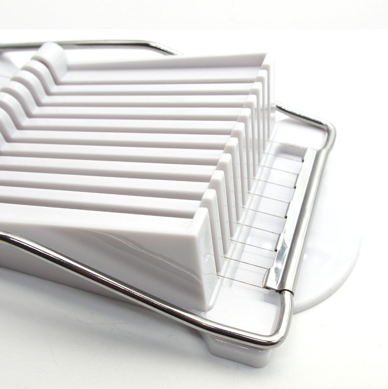 Luncheon Meat Slicer, Stainless Steel Wires Cuts 9 Slices