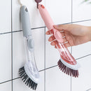 Kitchen Cleaning Long-handled Pot Washing Brush